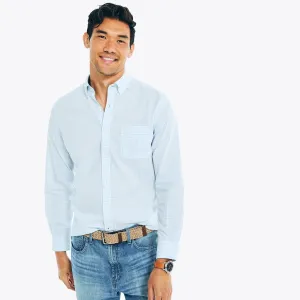 Nautica Men's Gingham Plaid Shirt Sea Mist Nautica