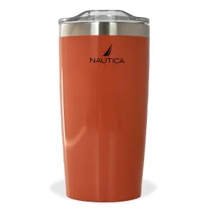 Nautica Men's Logo Double-Walled Stainless Steel Tumbler Multi Nautica