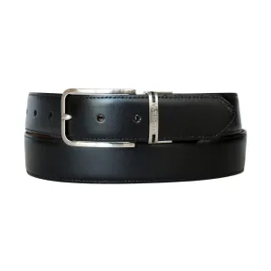 Nautica Men's Reversible Leather Dress Belt Light Grey Nautica