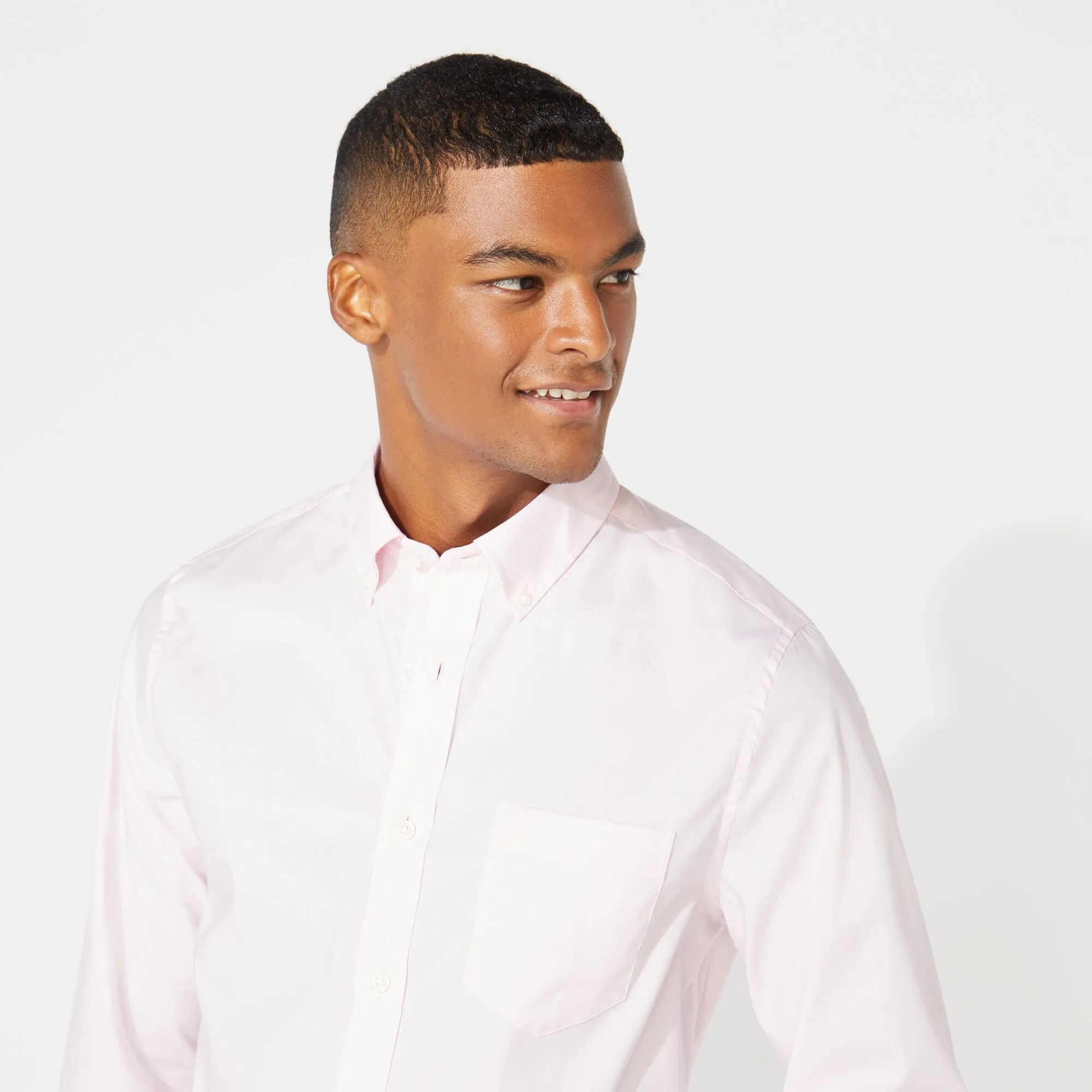 Nautica Mens Wrinkle-Resistant Wear To Work Poplin Shirt