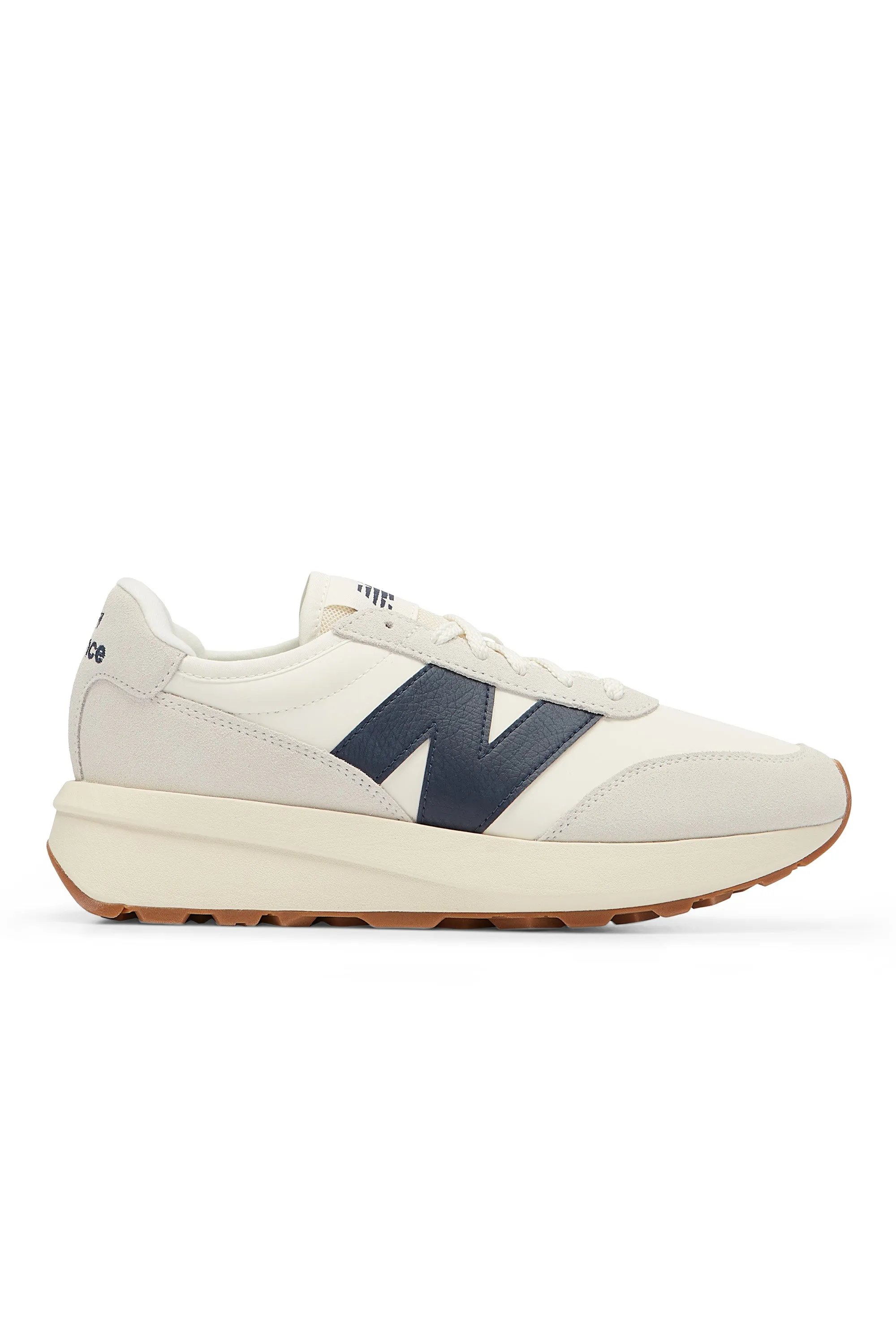 New Balance 370 Trainer Sea Salt & Navy New Balance casual shoes