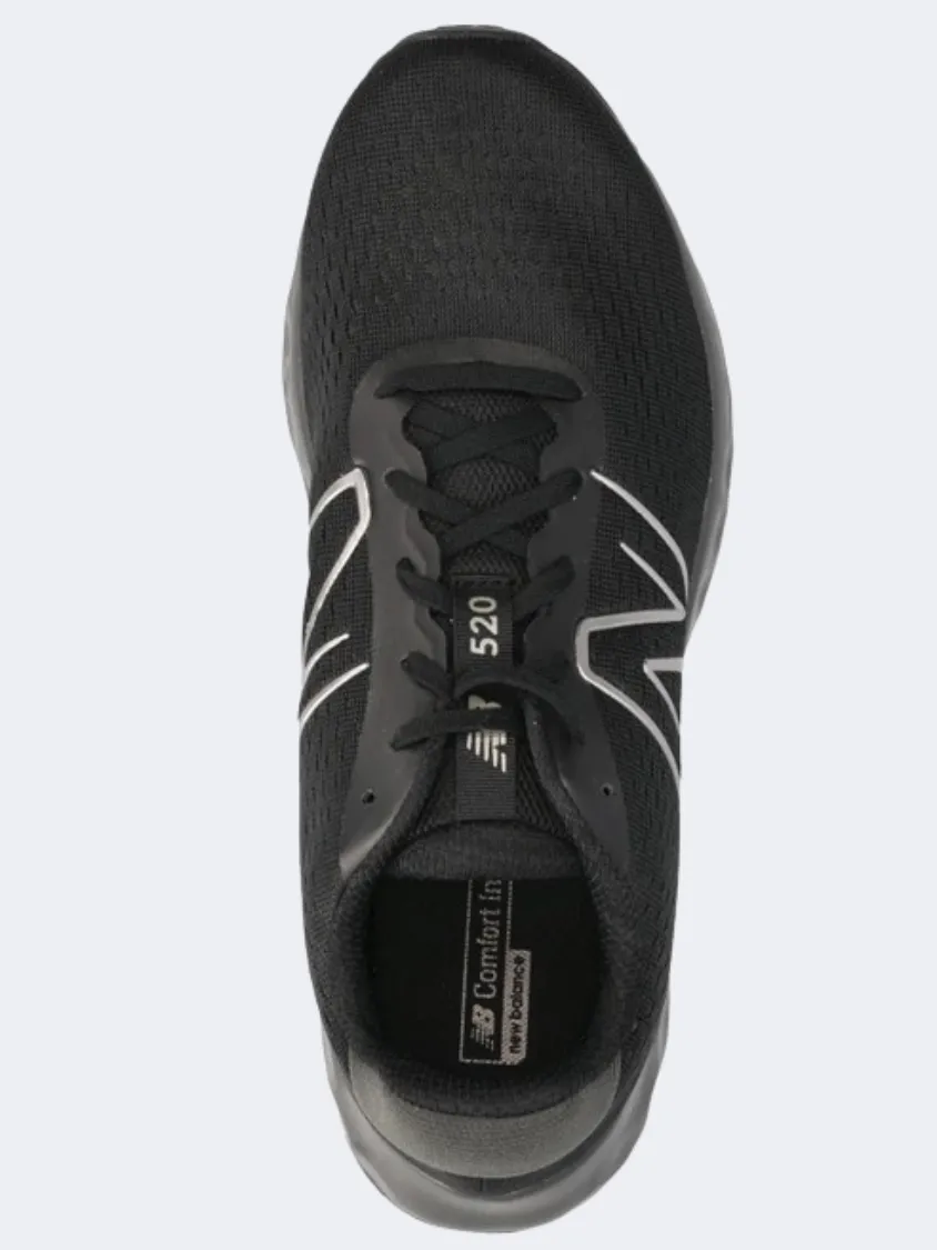 New Balance 520 Men Running Shoes Black Mens Casual Everyday Sneakers