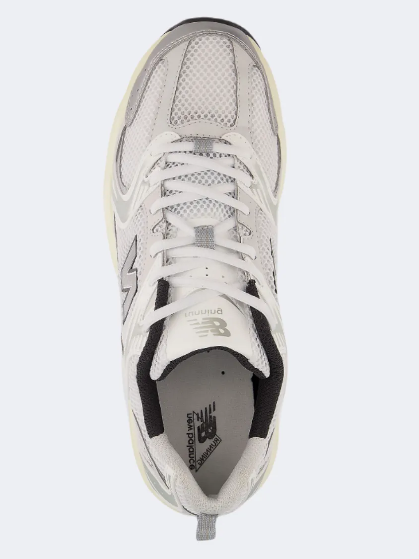 New Balance 530 Unisex Lifestyle Shoes White/Silver/Black Mens Casual Everyday Sneakers