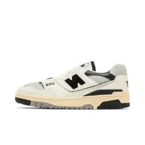 New Balance 550 Sea Salt Pack Black New Balance shoe varieties