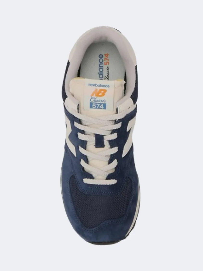 New Balance 574 Men Lifestyle Shoes Navy/Sea Salt Mens Urban Style Comfort Shoes