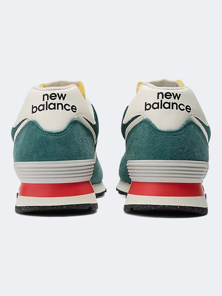 New Balance 574 Men Lifestyle Shoes New Spruce/Sea Salt Mens Urban Style Comfort Shoes