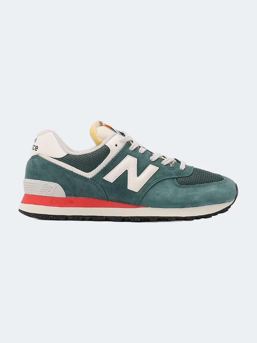 New Balance 574 Men Lifestyle Shoes New Spruce/Sea Salt Essential mens casual shoes for comfort
