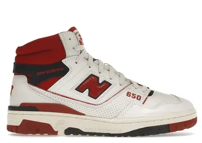 New Balance 650R Aime Leon Dore White Red New Balance footwear styles