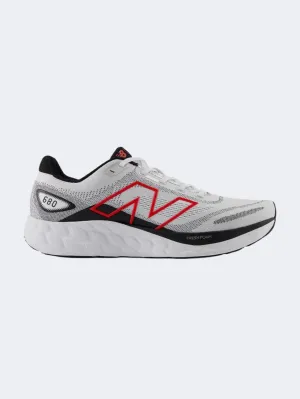 New Balance 680 Men Running Shoes White/Black/Red Essential mens casual shoes for comfort