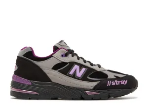New Balance 991 Stray Rats Black (WORN) New Balance footwear styles
