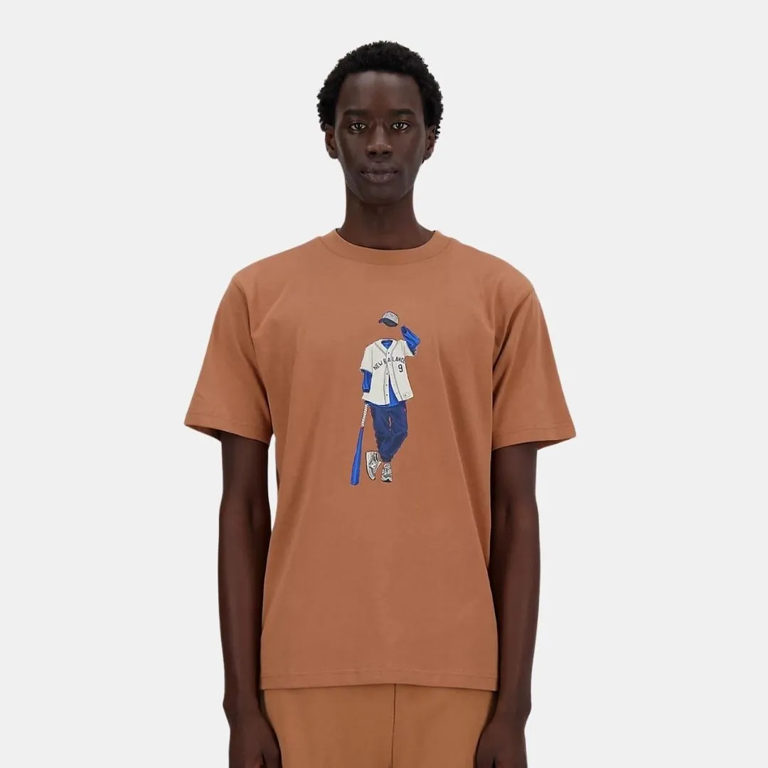 New Balance Athletics Baseball T-Shirt Walnut New Balance collection options