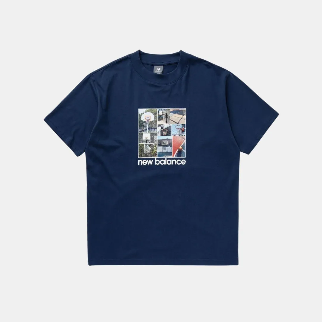 New Balance Hoops Graphic T-Shirt Navy New Balance collection options
