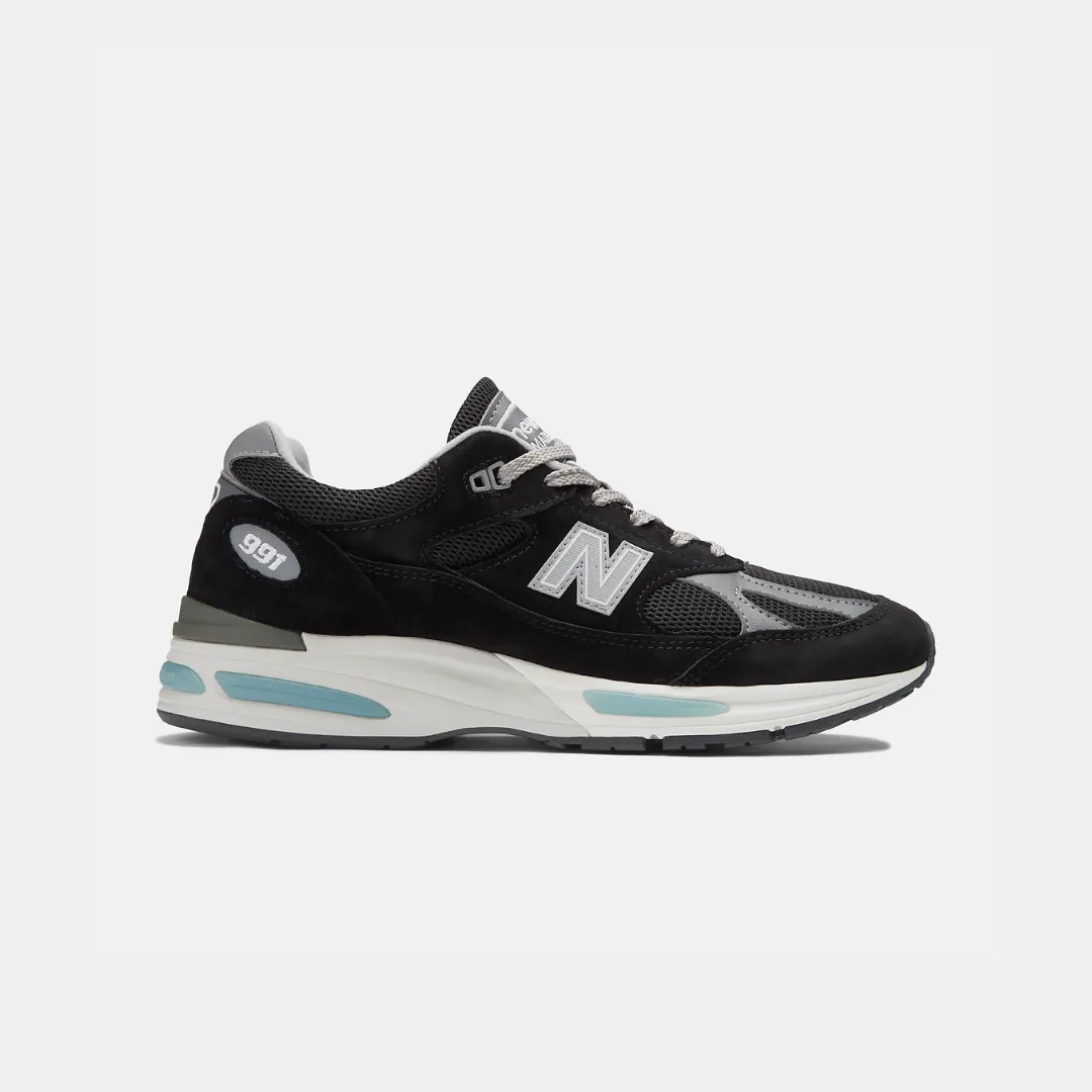 New Balance Made In UK 991v2 Black Smoked Pearl & Silver New Balance collection options