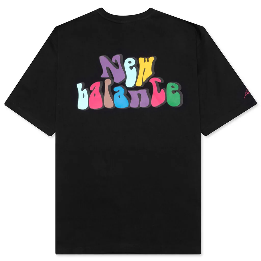 New Balance x Jaden Smith Tee 'Trippy Summer' - Black New Balance Arch Support Sneakers