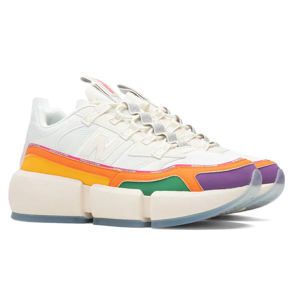 New Balance x Jaden Smith 'Trippy Summer' Vision Racer - Sea Salt New Balance Arch Support Sneakers