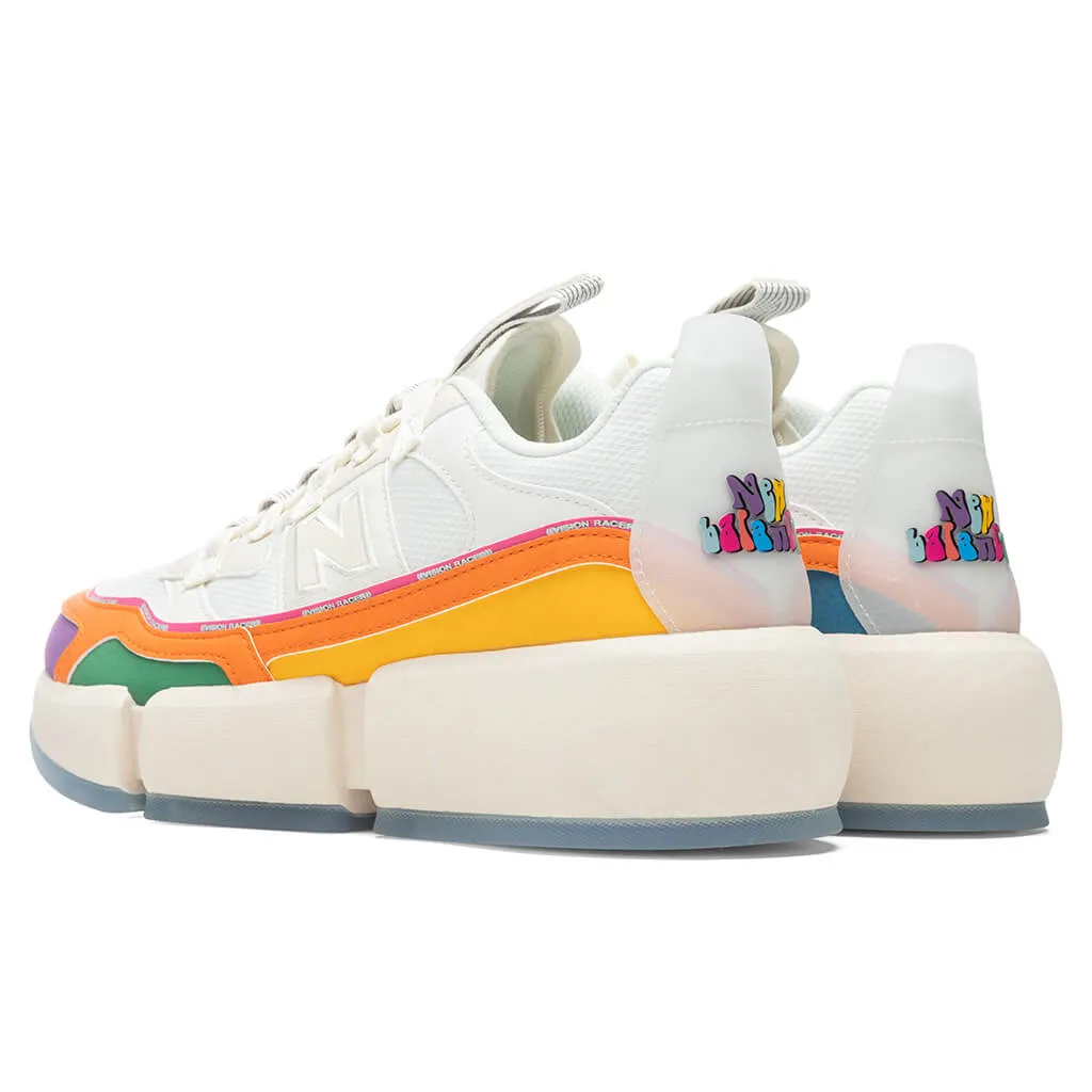New Balance x Jaden Smith 'Trippy Summer' Vision Racer - Sea Salt New Balance Arch Support Sneakers