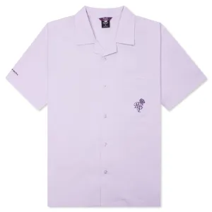 New Balance x Rich Paul Collar Shirt - Grey Violet New Balance shoes for walking and running