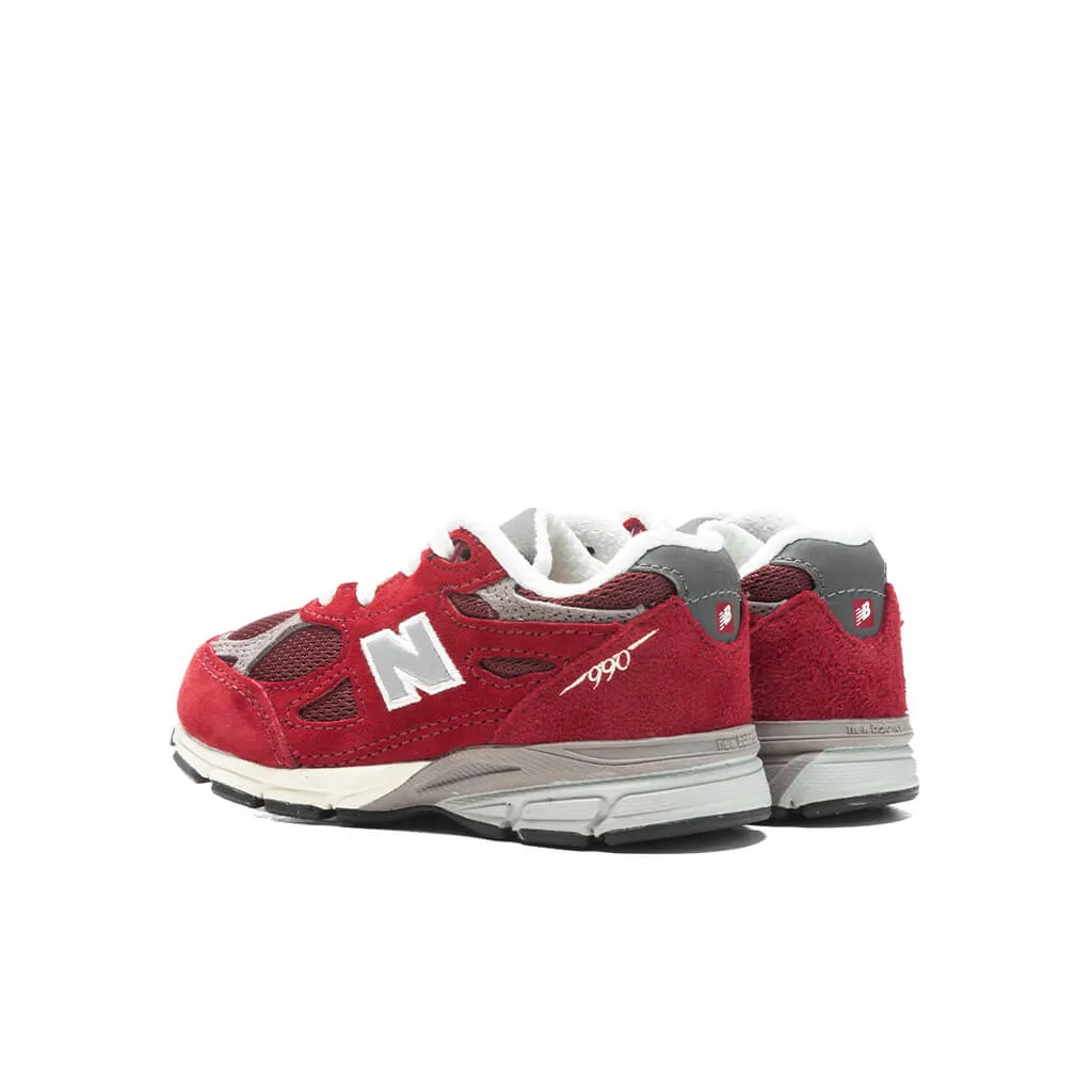New Balance x Teddy Santis Toddler 990v3 - Scarlet New Balance Sport & Comfort Shoes