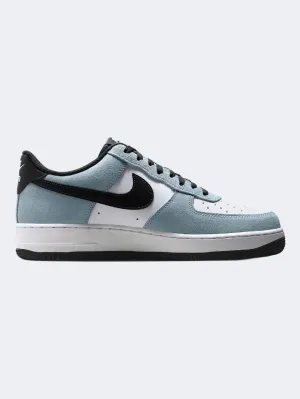 Nike Air Force 1 07 Lv8 Men Lifestyle Shoes Blue/White Essential mens casual shoes for comfort