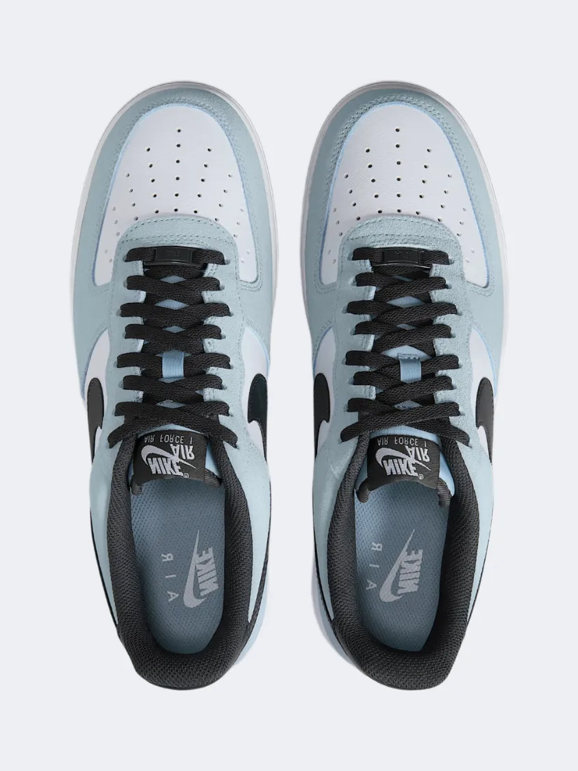 Nike Air Force 1 07 Lv8 Men Lifestyle Shoes Blue/White Mens Urban Style Comfort Shoes