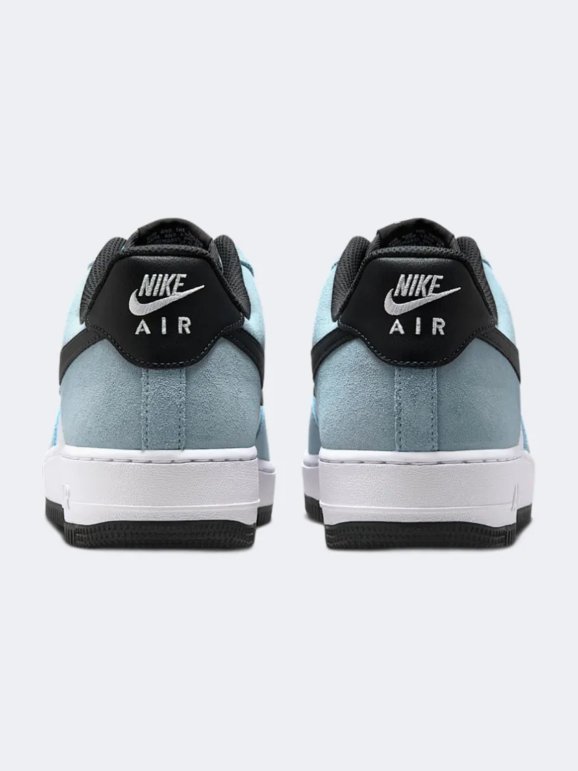 Nike Air Force 1 07 Lv8 Men Lifestyle Shoes Blue/White Mens Urban Style Comfort Shoes