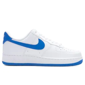 Nike Air Force 1 '07 - White/Photo Blue Nike everyday shoes with mesh upper