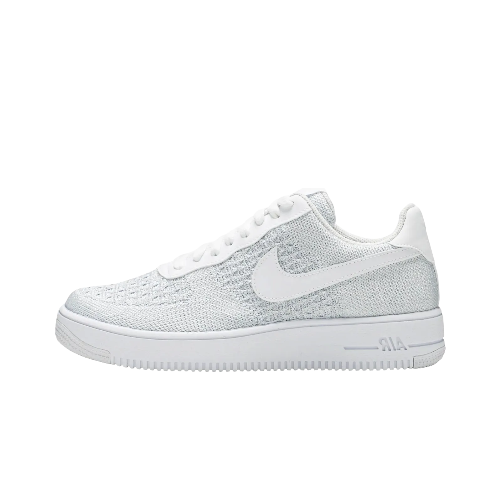 Nike Air Force 1 Flyknit 2 White Pure Platinum Nike cushioned shoes for casual wear
