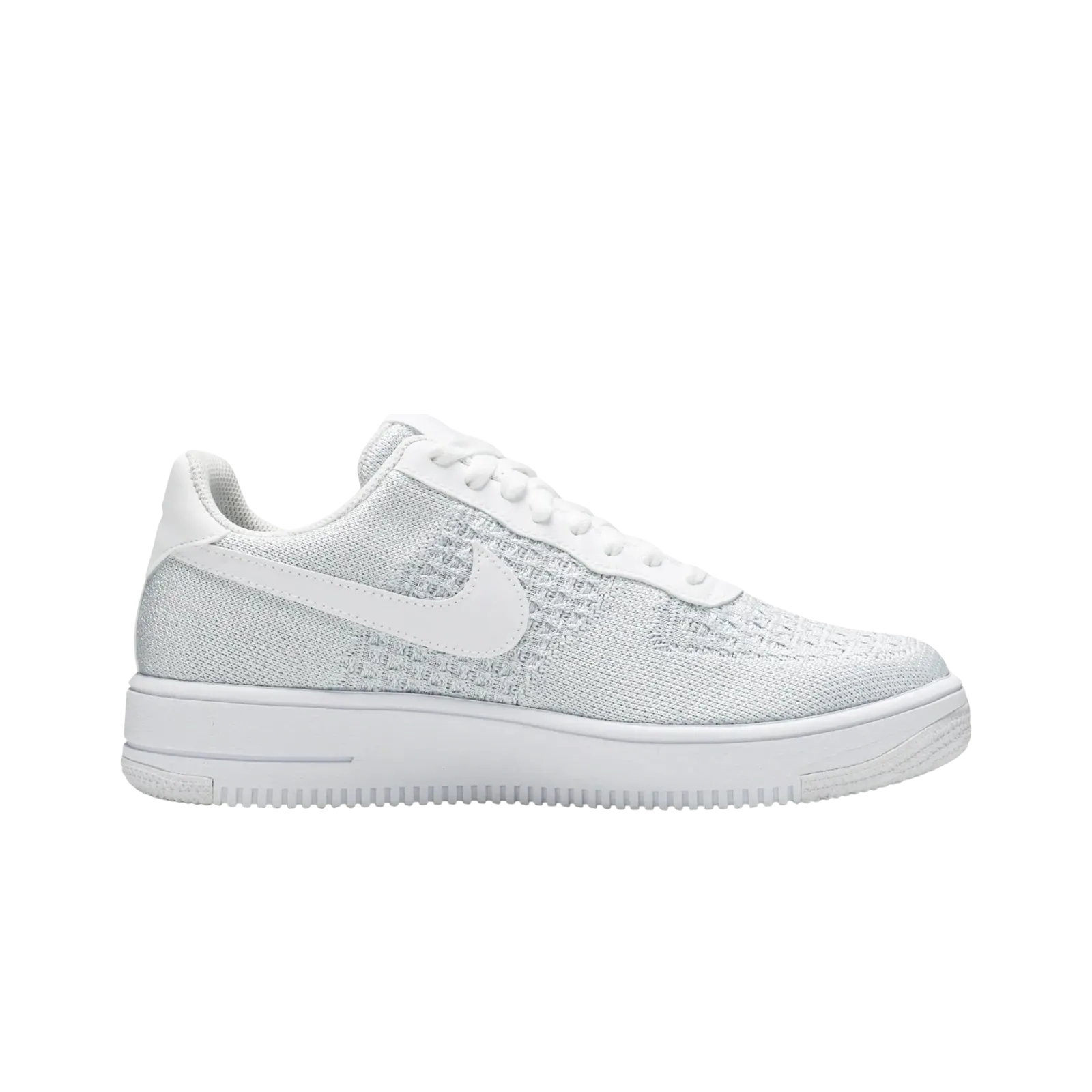 Nike Air Force 1 Flyknit 2 White Pure Platinum Nike Everyday Cushioned Shoes