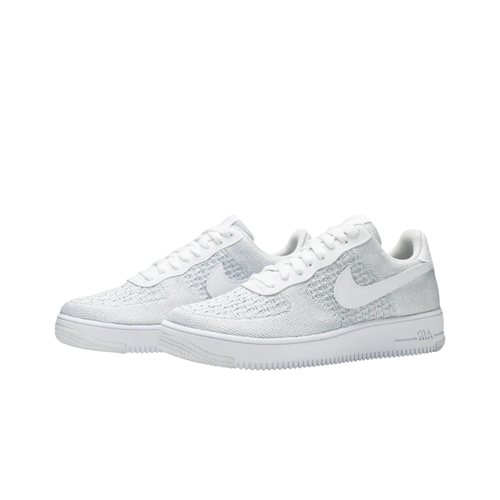 Nike Air Force 1 Flyknit 2 White Pure Platinum Nike Everyday Cushioned Shoes