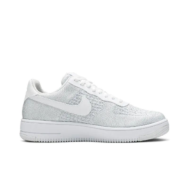 Nike Air Force 1 Flyknit 2.0 White Pure Platinum Nike Timeless Athletic Sneakers