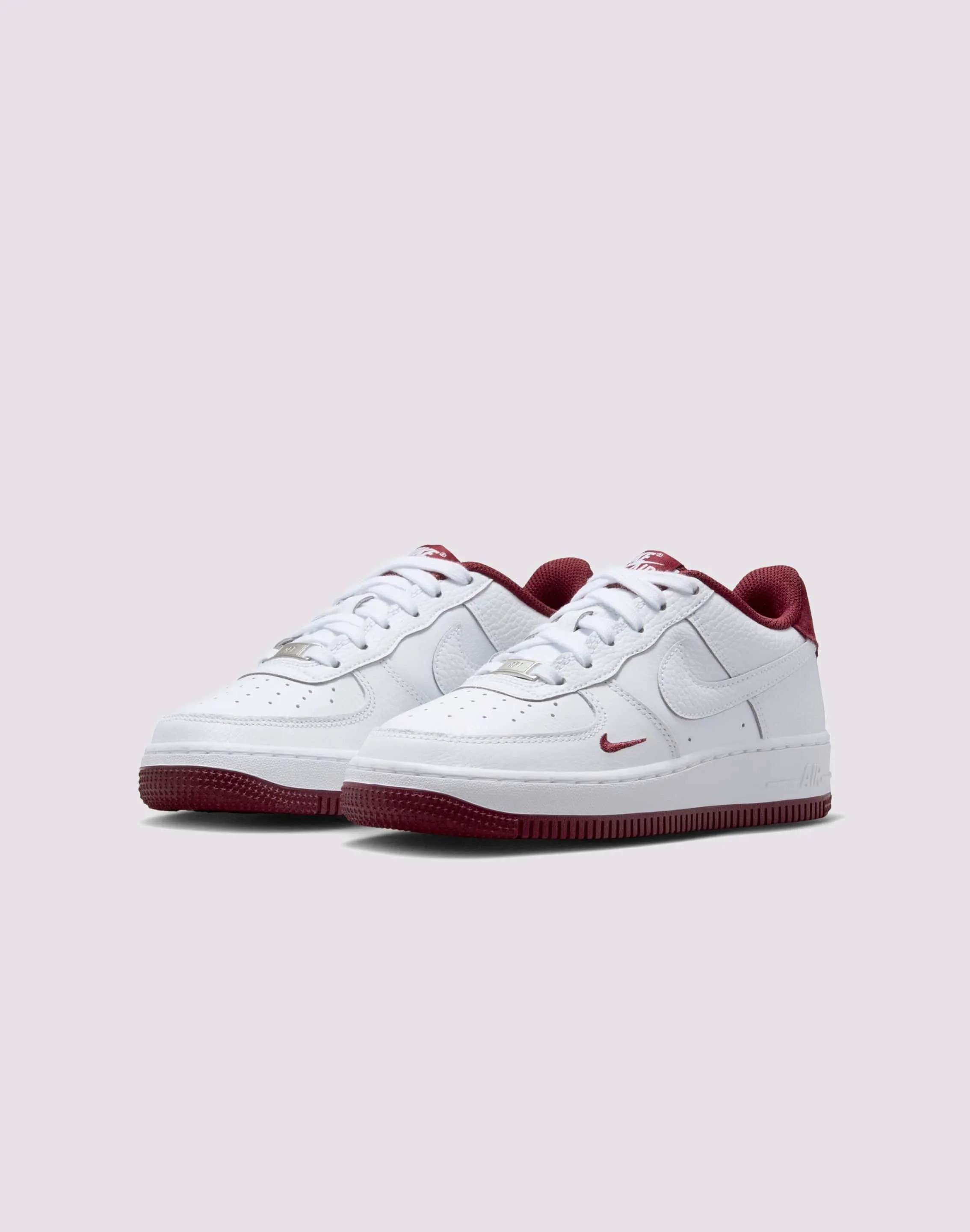 Nike Air Force 1 Grade School Boys'&nbsp;"White/Team Red" Air Max Comfort