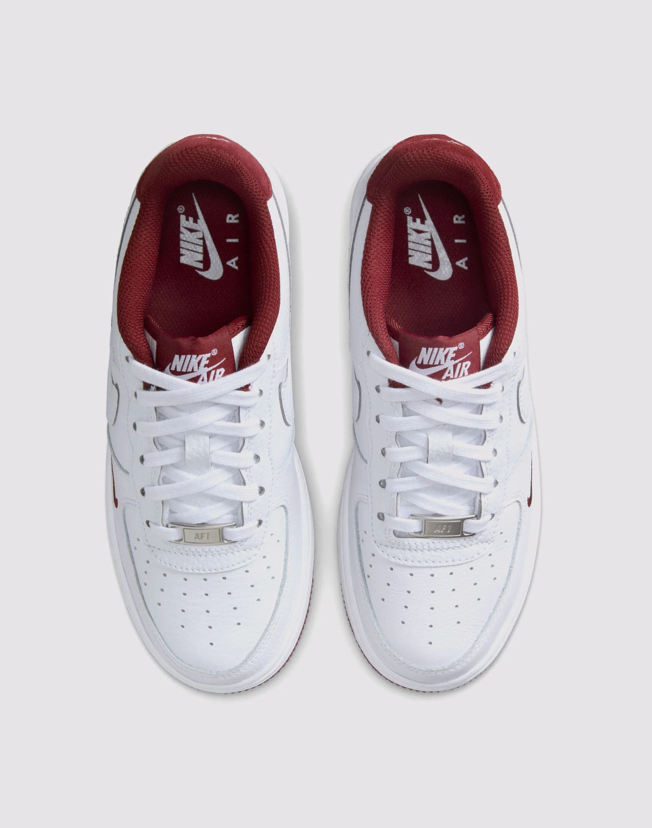 Nike Air Force 1 Grade School Boys'&nbsp;"White/Team Red" Air Max Comfort