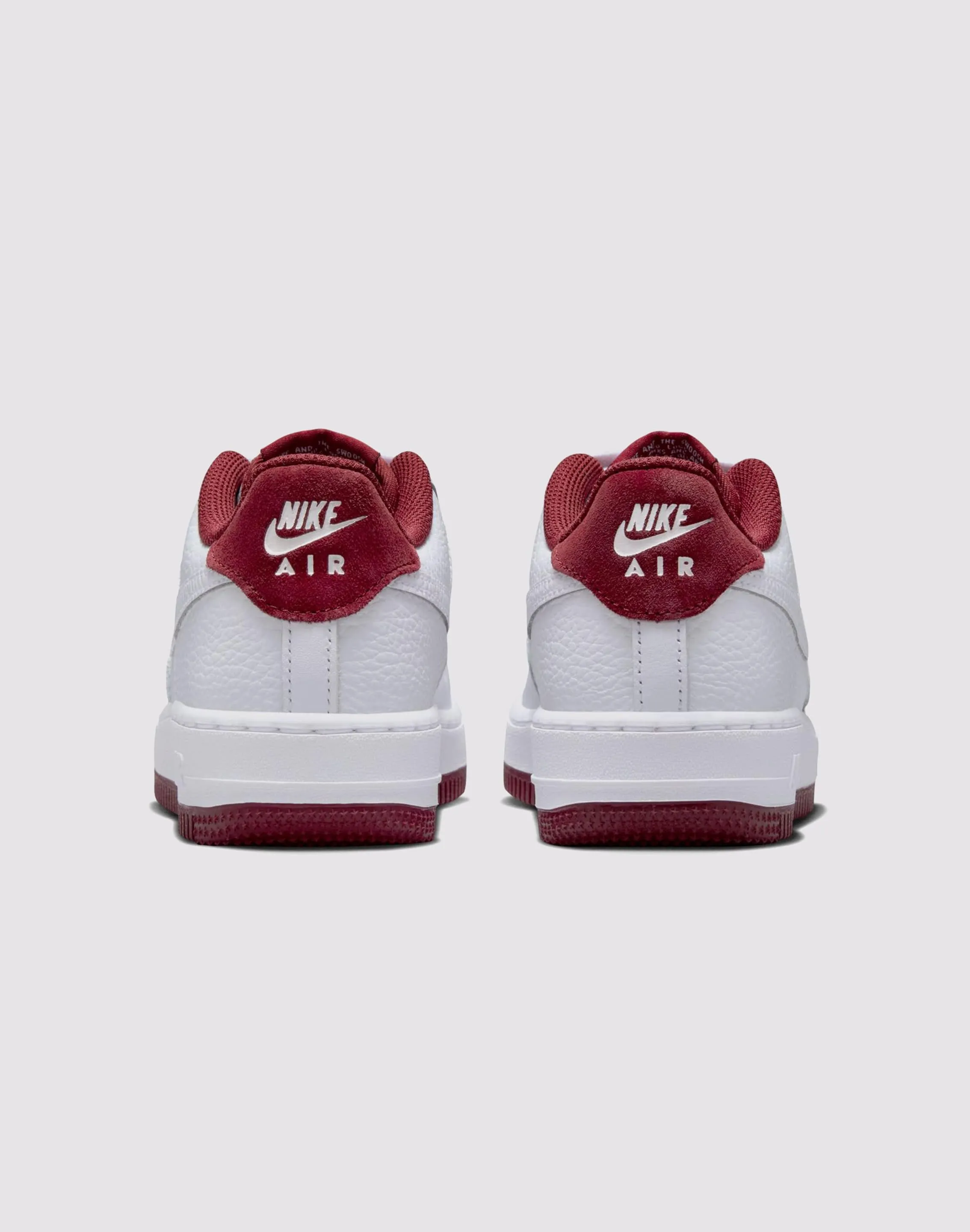 Nike Air Force 1 Grade School Boys'&nbsp;"White/Team Red" Air Max Comfort