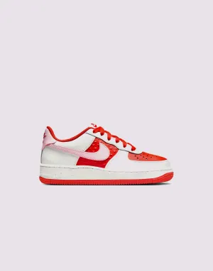 Nike Air Force 1 Grade School Girls' "Summit White/Pink Foam/Lt Crimson" Nike Air Force 1 design