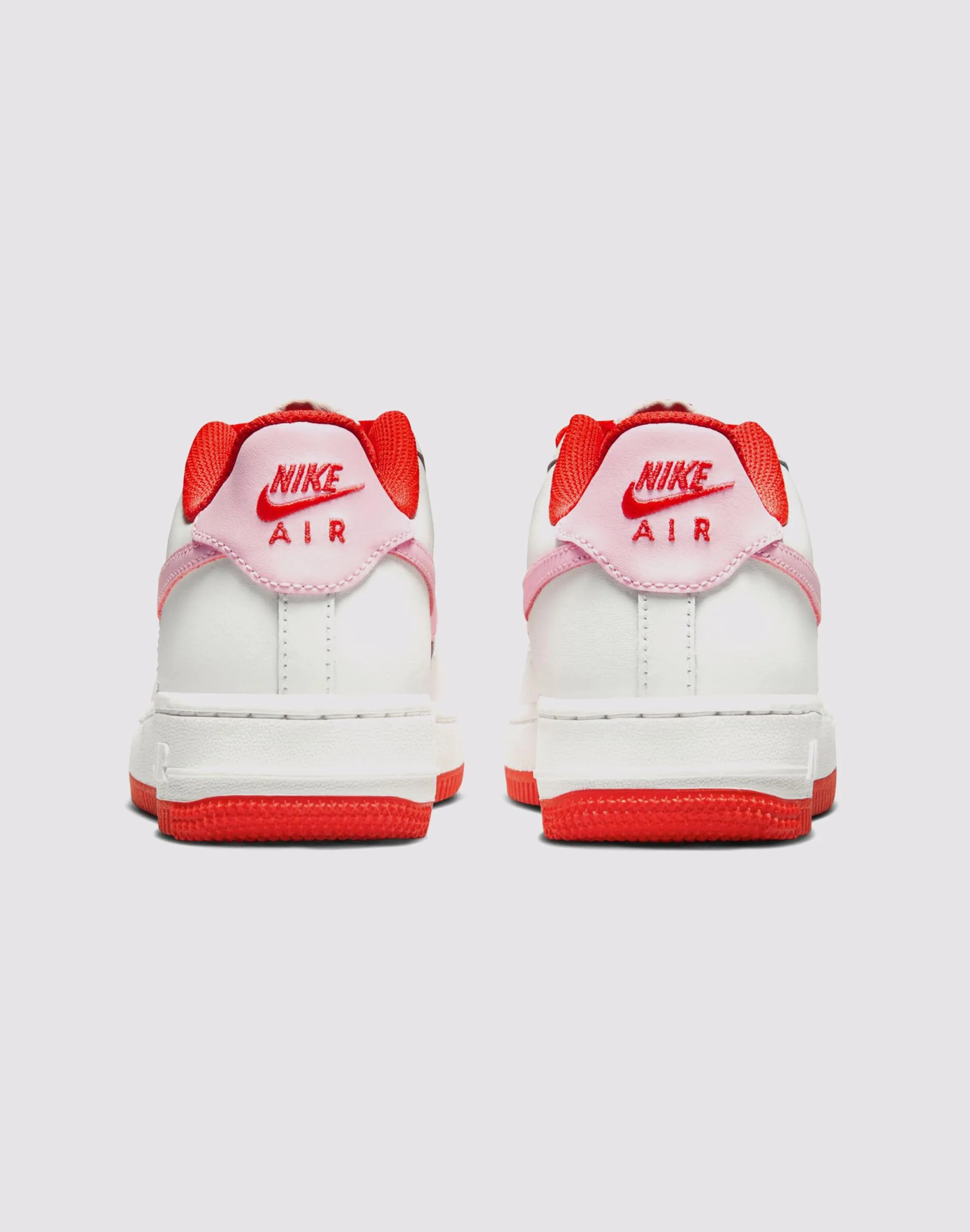 Nike Air Force 1 Grade School Girls' "Summit White/Pink Foam/Lt Crimson" Air Max Comfort