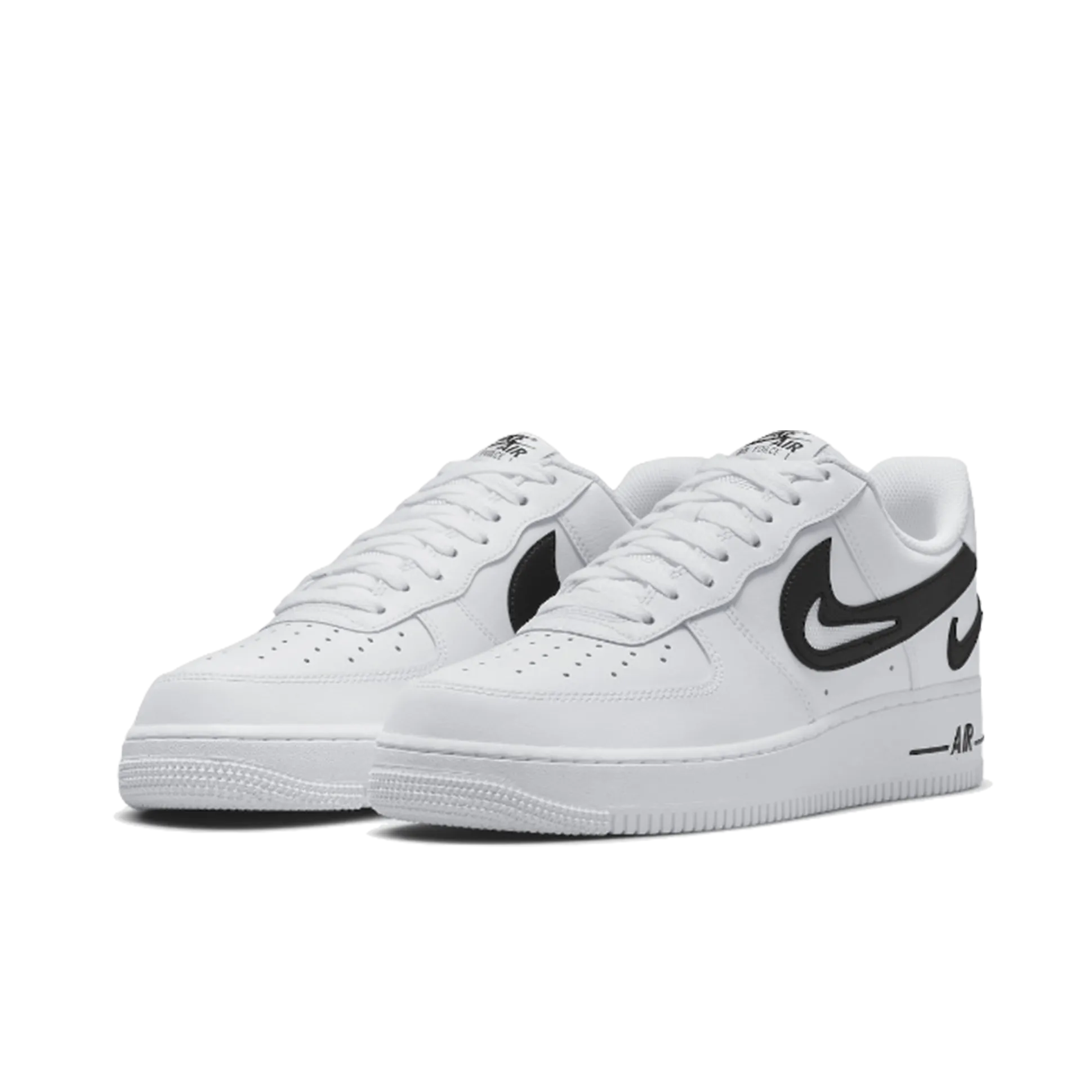 Nike Air Force 1 Low '07 FM Cut Out Swoosh White Black Nike High-Traction Sports Shoes