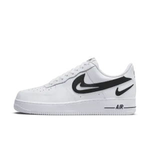 Nike Air Force 1 Low '07 FM Cut Out Swoosh White Black Nike popular styles with traction soles