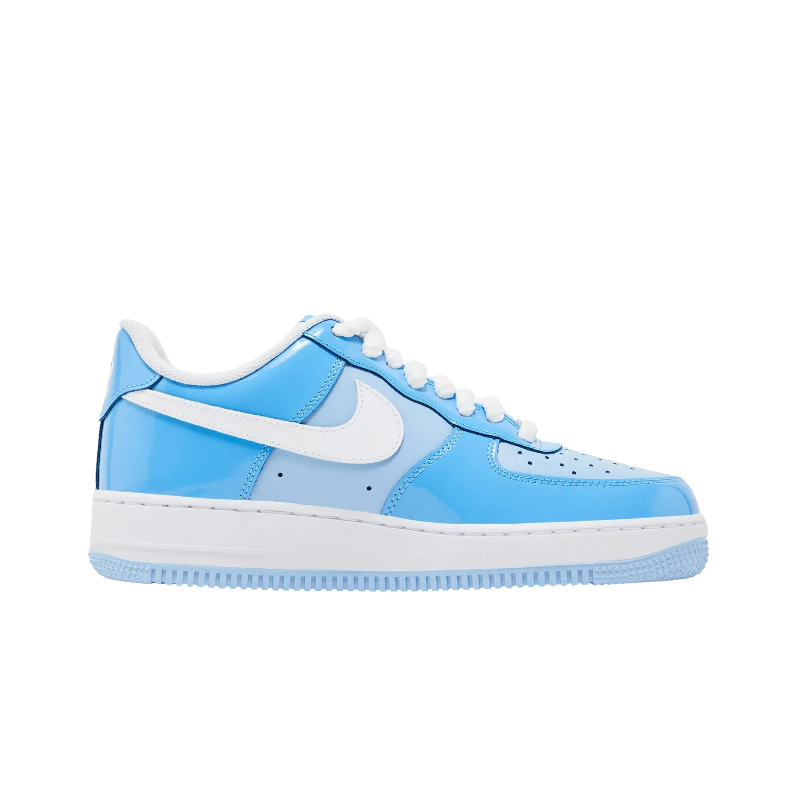 Nike Air Force 1 Low '07 LV8 Phychic Blue White Patent Nike Everyday Cushioned Shoes