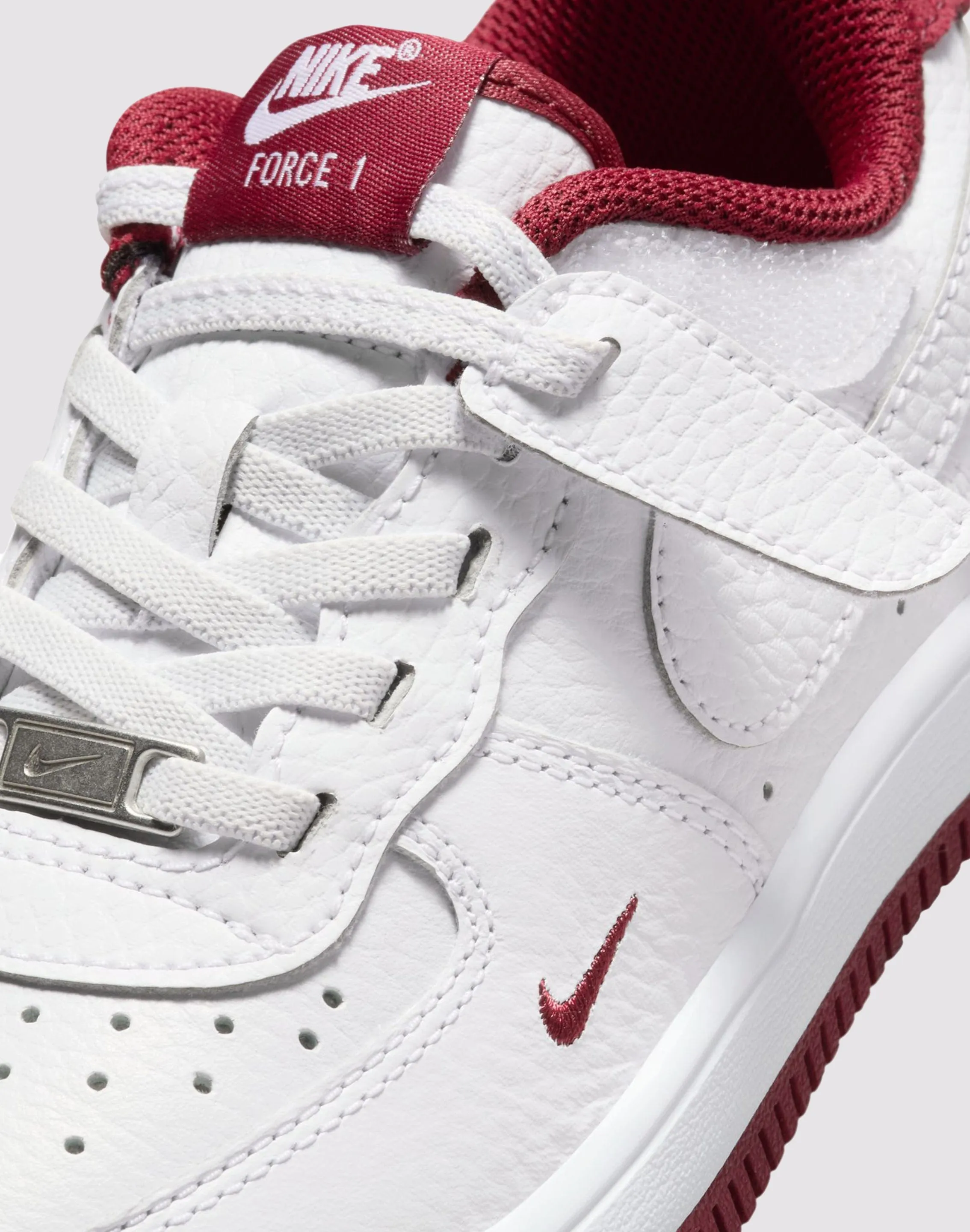 Nike Air Force 1 Low EasyOn LV8 3 Preschool Boys' "White/Team Red" Air Max Comfort
