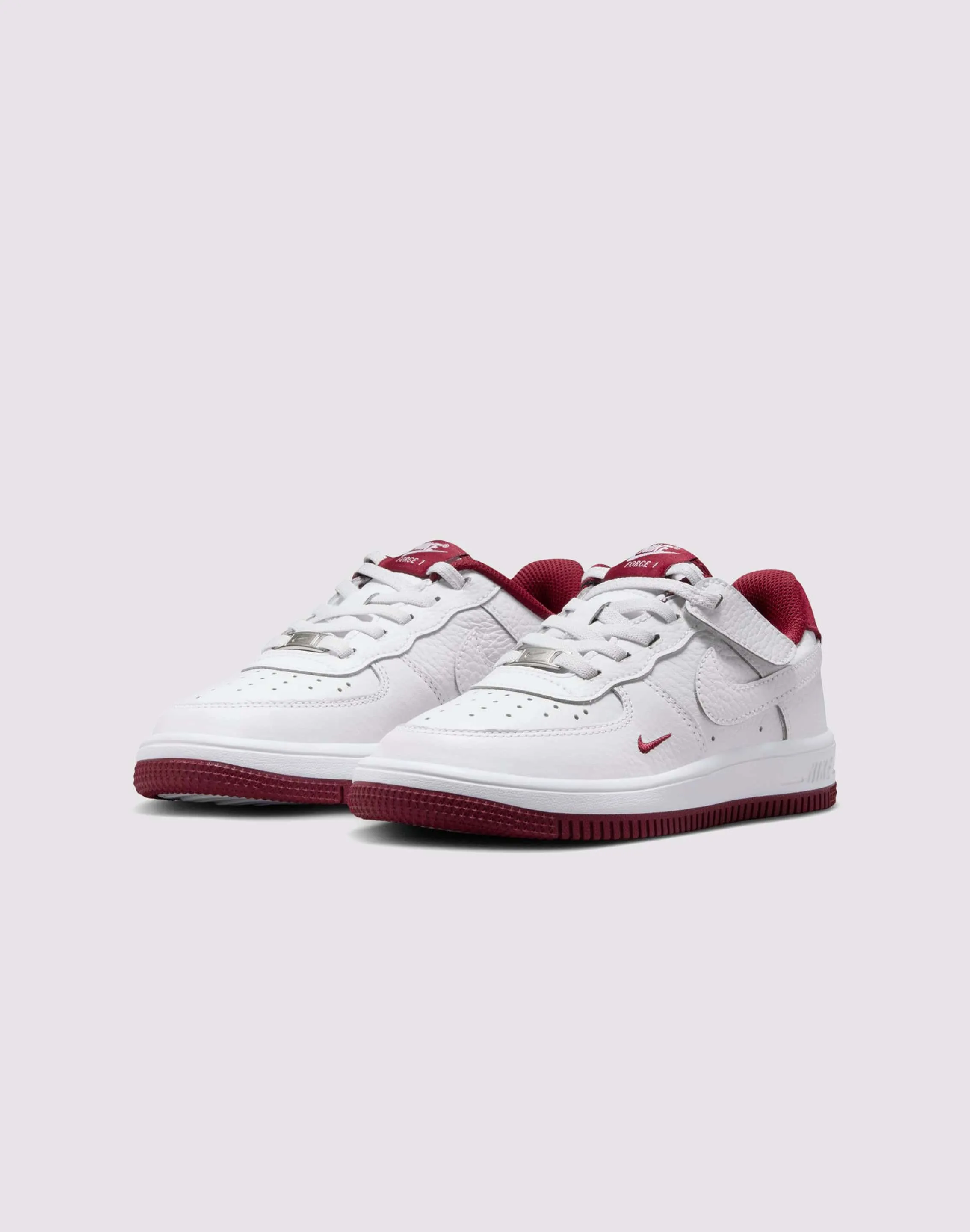 Nike Air Force 1 Low EasyOn LV8 3 Preschool Boys' "White/Team Red" Air Max Comfort
