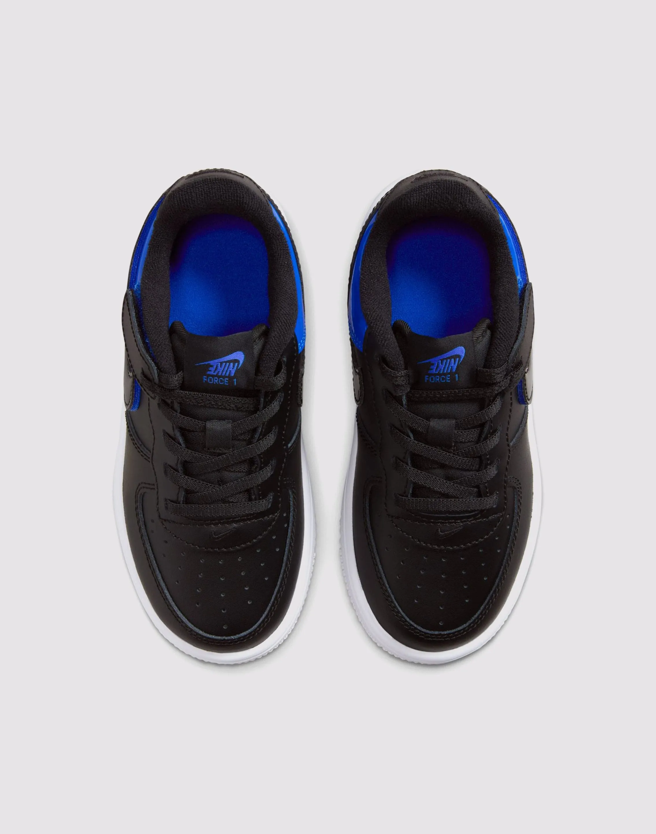 Nike Air Force 1 Low EasyOn Todddler Boys' "Black/Racer Blue/White" Air Max Comfort