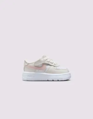 Nike Air Force 1 Low EasyOn Toddler Girls' "Phantom/Echo Pink/Summit White" Nike Air Force 1 design