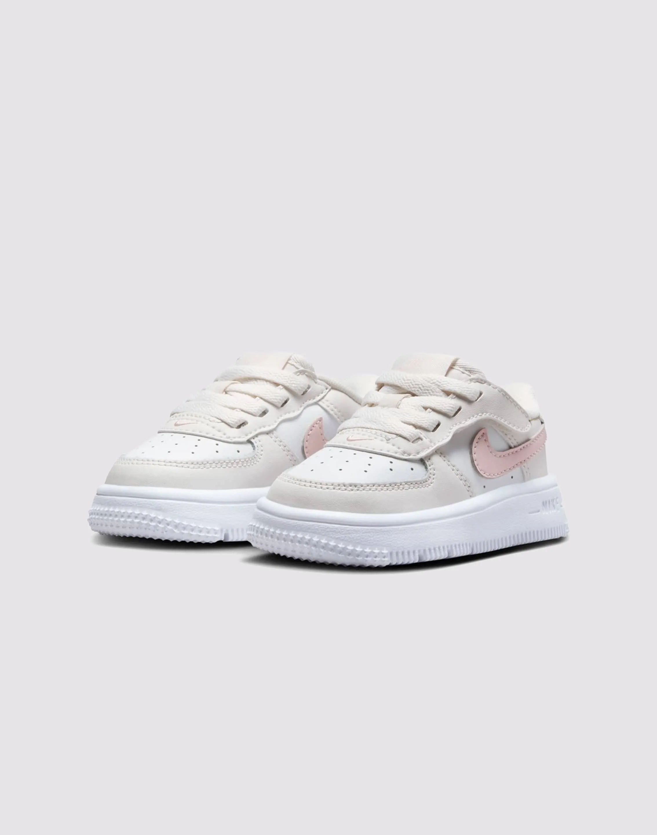 Nike Air Force 1 Low EasyOn Toddler Girls' "Phantom/Echo Pink/Summit White" Air Max Comfort