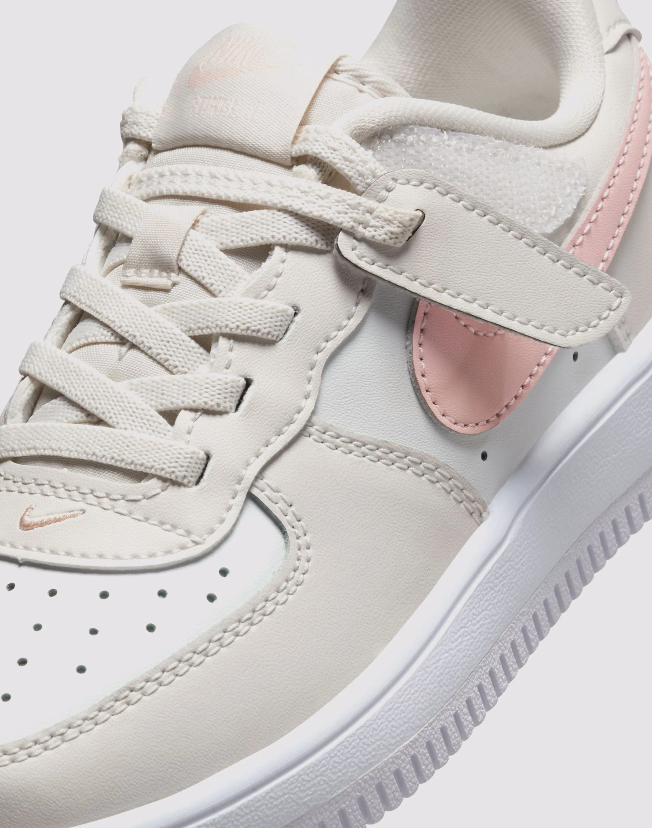Nike Air Force 1 Low EasyOn Toddler Girls'&nbsp;"Phantom/Echo Pink/Summit White"&nbsp;Shoe Air Max Comfort