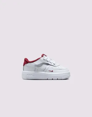 Nike Air Force 1 Low LV8 EasyOn Toddler Boys' "White/Team Red" Nike Air Force 1 design