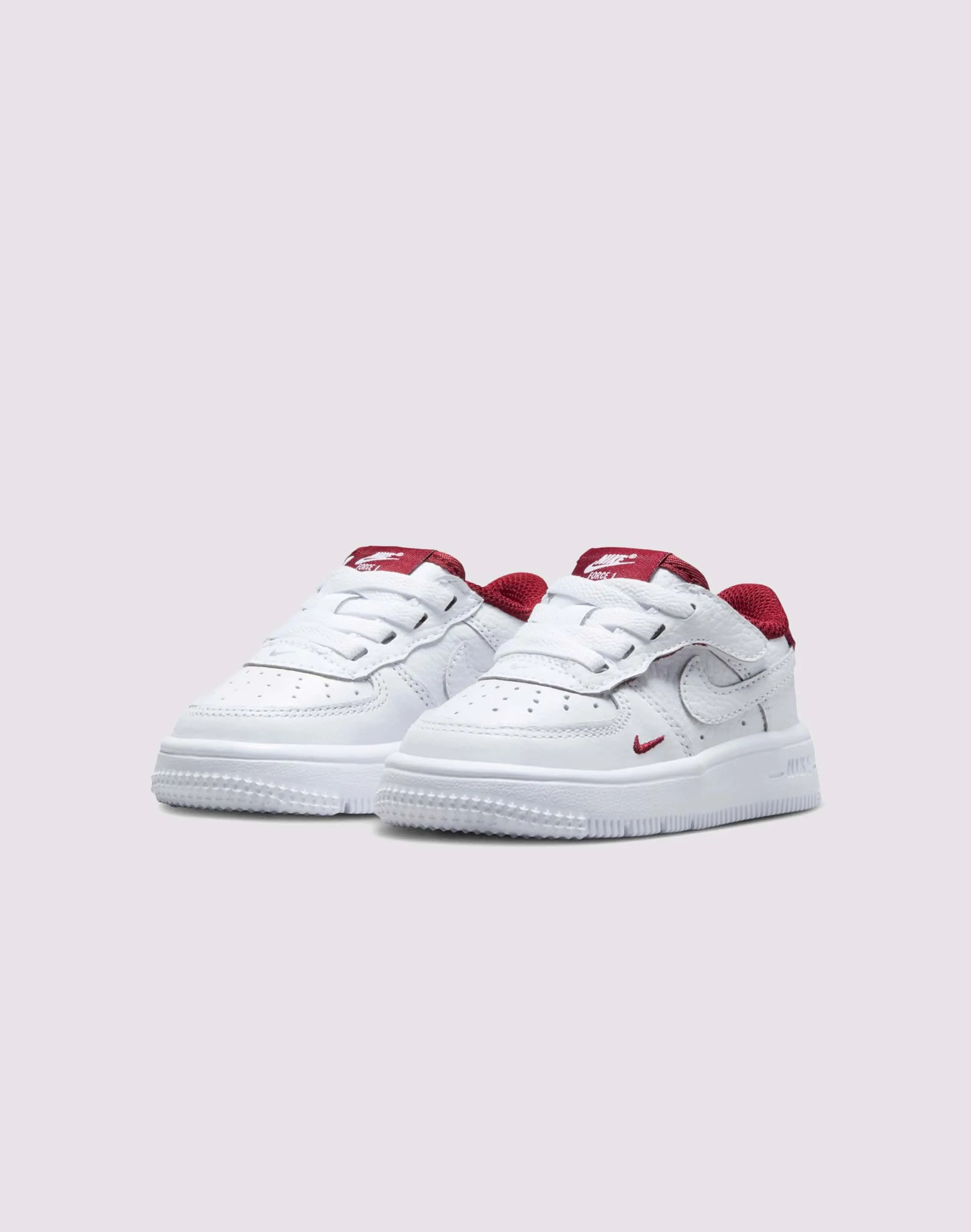 Nike Air Force 1 Low LV8 EasyOn Toddler Boys' "White/Team Red" Air Max Comfort