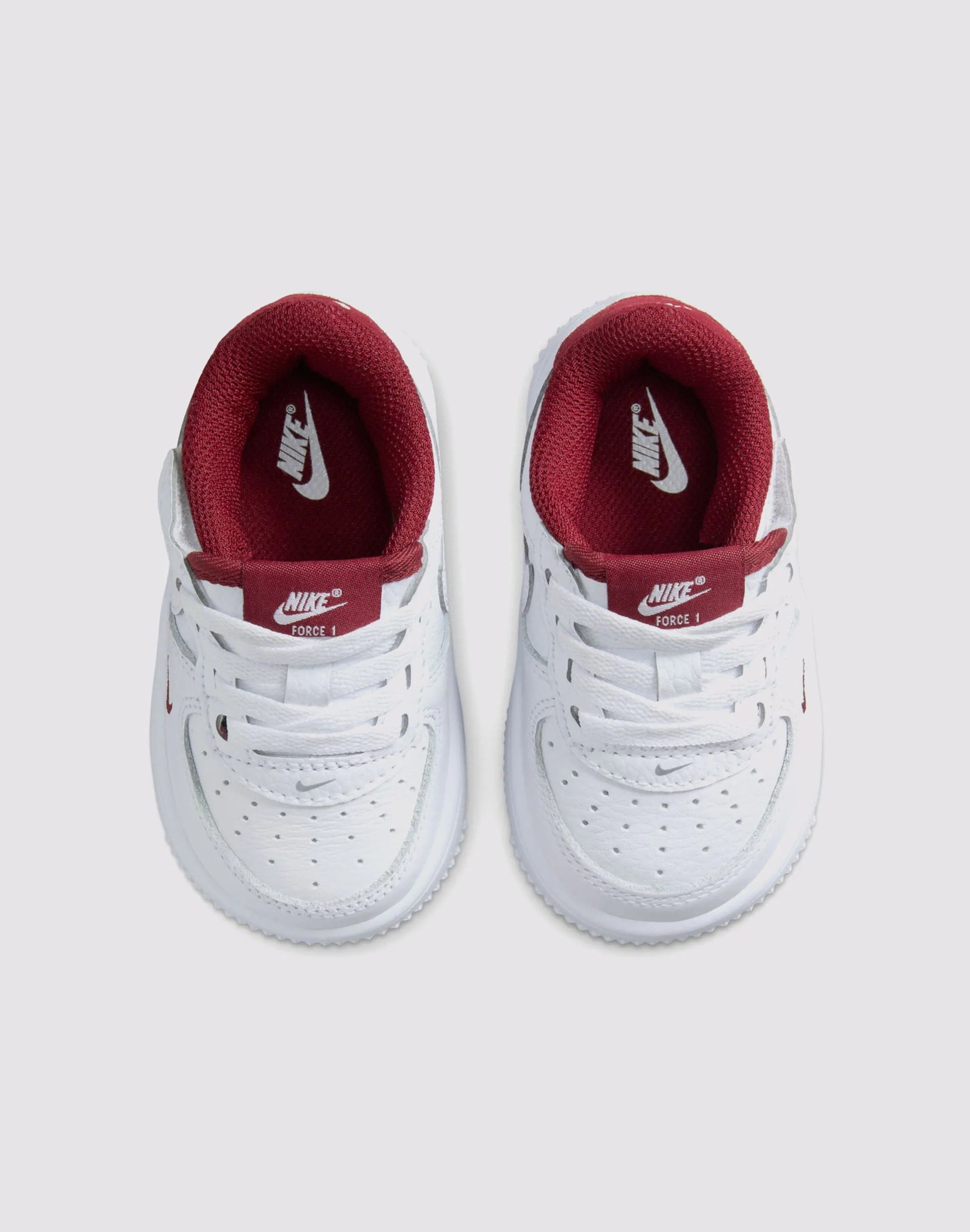 Nike Air Force 1 Low LV8 EasyOn Toddler Boys' "White/Team Red" Air Max Comfort
