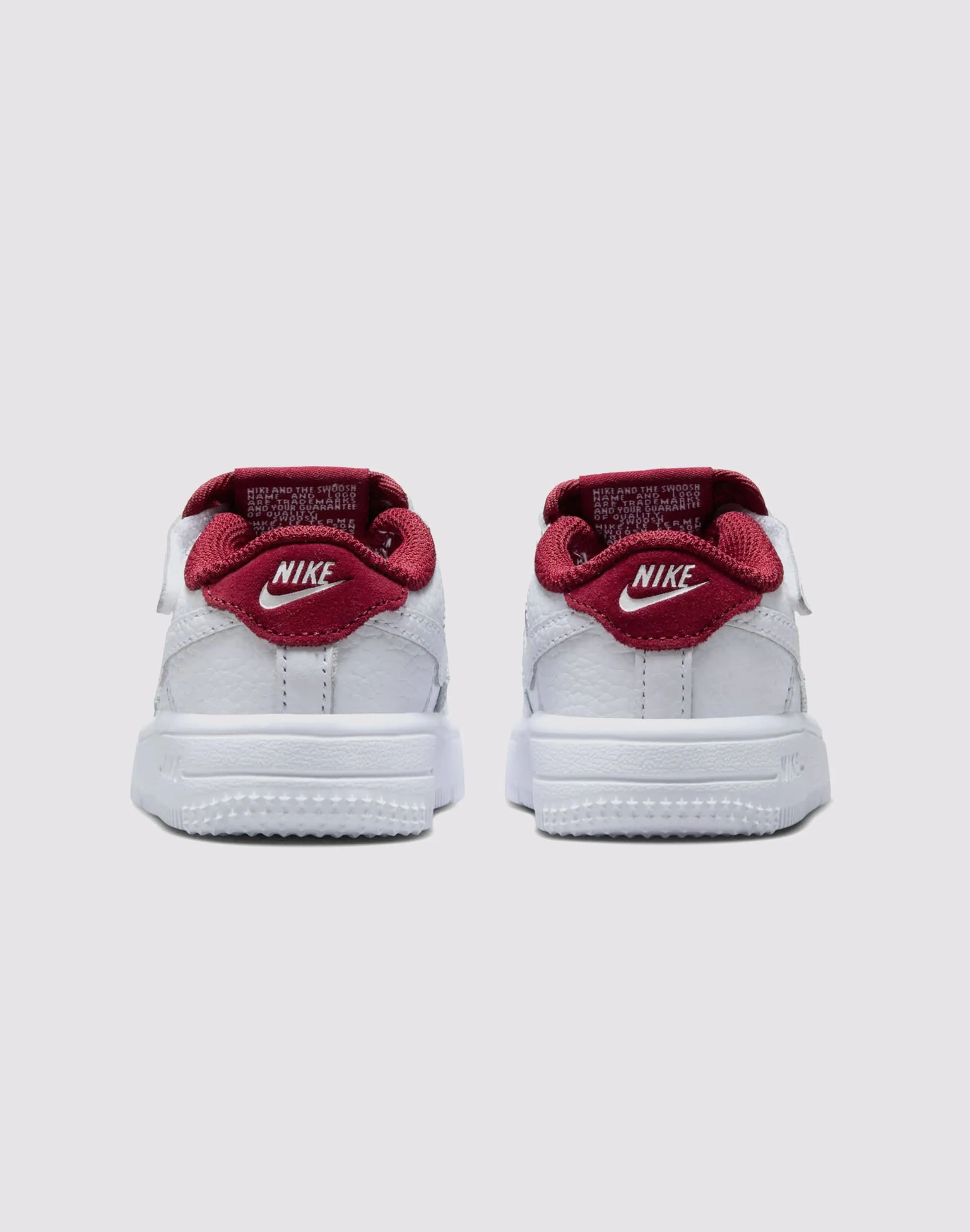 Nike Air Force 1 Low LV8 EasyOn Toddler Boys' "White/Team Red" Air Max Comfort