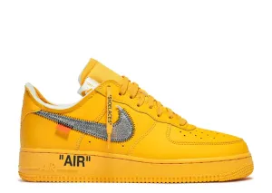 Nike Air Force 1 Low Off-White ICA University Gold (WORN) Nike shoes with all-day comfort support