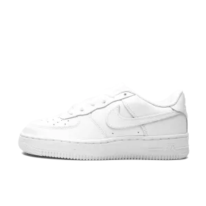 Nike Air Force 1 White LE Triple White (GS) Nike popular styles with traction soles
